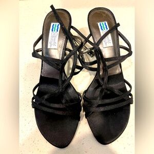 Arnold Churgin Black strap heels